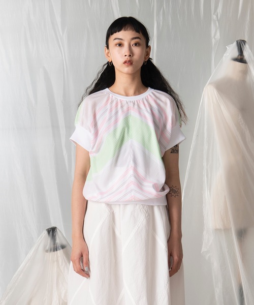 22秋冬 Multi Multi Tシャツ カットソー Border Top Border マルチボーダートップス Tシャツ カットソー