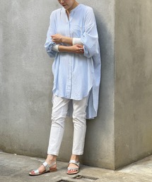 BEARDSLEY | 袖口リブストライプシャツ(シャツ/ブラウス)