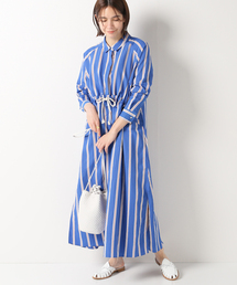 【CHLOE STORA/クロエストラ】 ROBE NOEMIEストライプワンピース