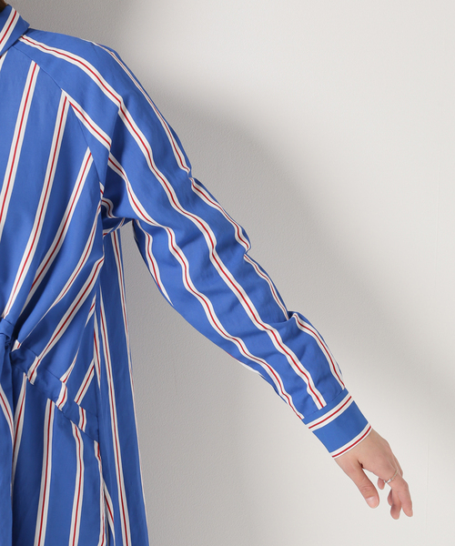 セール】【CHLOE STORA/クロエストラ】 ROBE NOEMIEストライプ