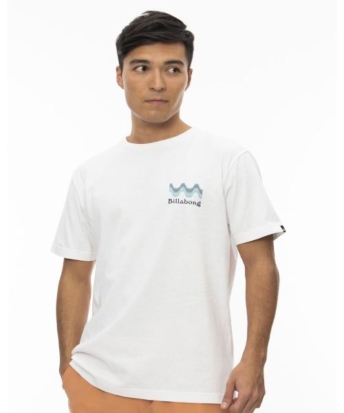 BILLABONG(ビラボン)の「BILLABONG メンズ SEGMENT Tシャツ 【2022年夏モデル】/ビラボン半袖Tシャツ(Tシャツ/カットソー・メンズ・ホワイト/ライトブルー/ホワイト×ブラック・MEDIUM/LARGE)」の5枚目の写真