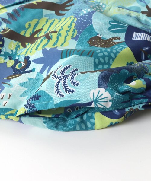 BREEZE（ブリーズ）の「【撥水加工】水陸両用総柄アクティブパンツ 4分丈（その他パンツ・キッズ・レインボー/ライム/ピンク/パープル/ネイビー・120/80/90/110/130/100/140）」の12枚目の写真