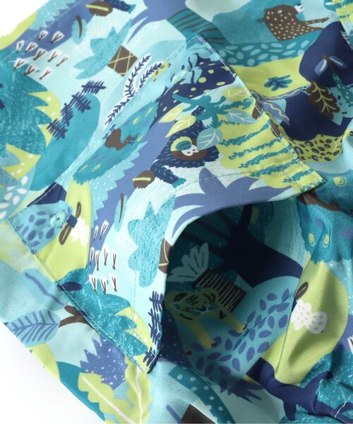 BREEZE（ブリーズ）の「【撥水加工】水陸両用総柄アクティブパンツ 4分丈（その他パンツ・キッズ・レインボー/ライム/ピンク/パープル/ネイビー・120/80/90/110/130/100/140）」の15枚目の写真