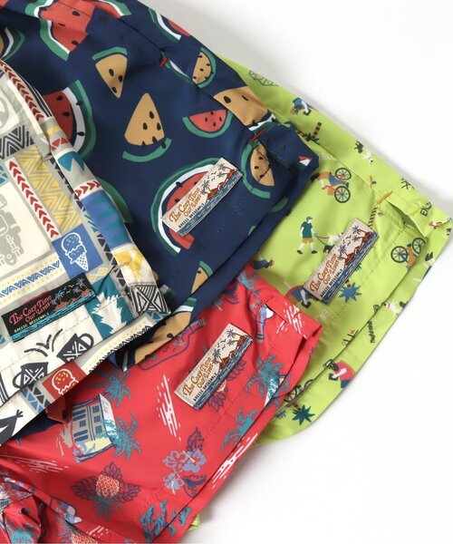 BREEZE（ブリーズ）の「【撥水加工】水陸両用総柄アクティブパンツ 4分丈（その他パンツ・キッズ・レインボー/ライム/ピンク/パープル/ネイビー・120/80/90/110/130/100/140）」の17枚目の写真