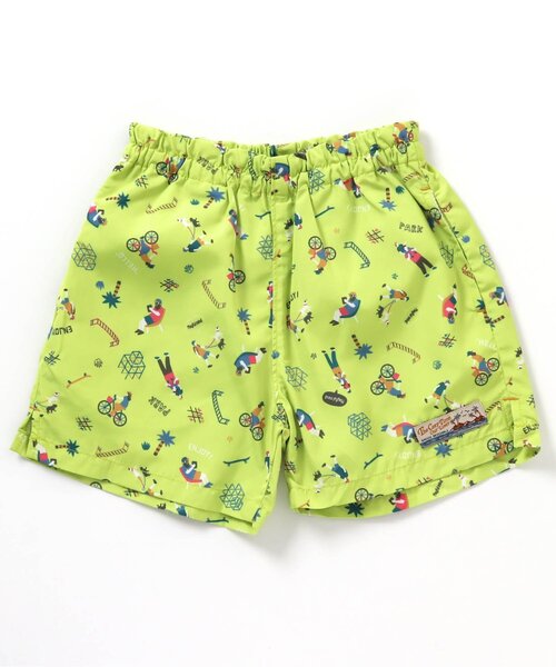 BREEZE（ブリーズ）の「【撥水加工】水陸両用総柄アクティブパンツ 4分丈（その他パンツ・キッズ・レインボー/ライム/ピンク/パープル/ネイビー・120/80/90/110/130/100/140）」の21枚目の写真