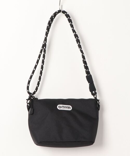 Samansa Mos2（サマンサ モスモス）の「【OUTDOOR PRODUCTS】ロープショルダーバッグ（ショルダーバッグ・レディース・カーキ/ブラック・ﾌﾘ-）」の2枚目の写真