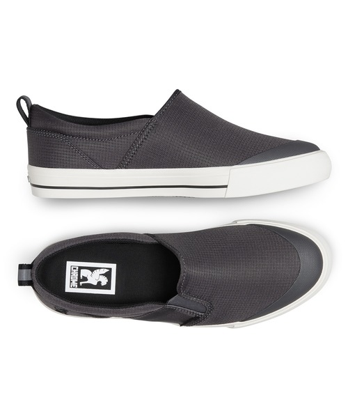 CHROME（クローム）の「DIMA 3.0 / ディマ 3.0 スリッポン Panaracer テクニカルコラボレーション（スリッポン・メンズ・グレー×ホワイト・27cm/25.5cm/27.5cm/26cm/25㎝/26.5cm）」の2枚目の写真