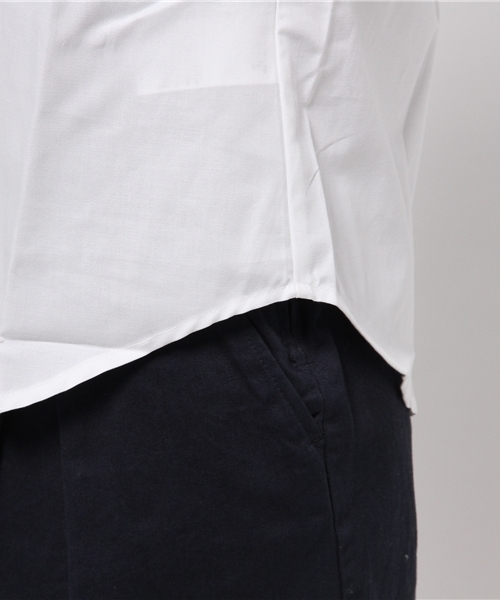 earth music&ecology（アースミュージックアンドエコロジー）の「【シャキシャキシャツ】　ボタンダウン（シャツ/ブラウス・レディース・オフホワイト/ピンク/イエロー/ネイビー・SMALL/MEDIUM）」の10枚目の写真