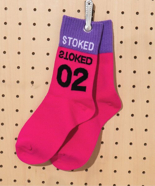 BREEZE by saori（ブリーズバイサオリ）の「WEB限定 ネオンソックス【BREEZE by saori】（ソックス/靴下・キッズ・ピンク/ライム/オレンジ・18/21）」の3枚目の写真