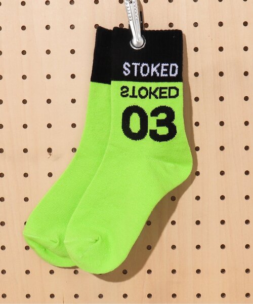 BREEZE by saori（ブリーズバイサオリ）の「WEB限定 ネオンソックス【BREEZE by saori】（ソックス/靴下・キッズ・ピンク/ライム/オレンジ・18/21）」の2枚目の写真