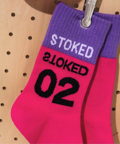 BREEZE by saori（ブリーズバイサオリ）の「WEB限定 ネオンソックス【BREEZE by saori】（ソックス/靴下・キッズ・ピンク/ライム/オレンジ・18/21）」の4枚目の写真