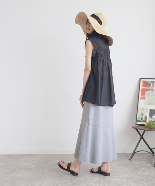 B.C STOCK（ベーセーストック）の「2WAY リバーシブルボンディングスカート（スカート・レディース・アイボリー/パープル/オレンジ・FREE）」の10枚目の写真