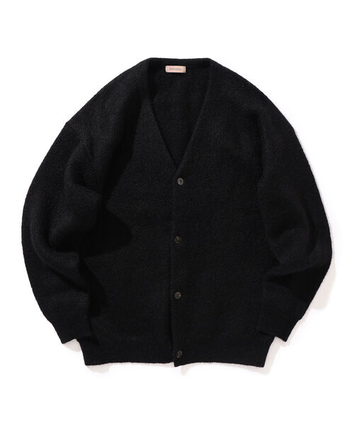 BEAMS LIGHTS（ビームスライツ）の「BEAMS LIGHTS / モヘヤ ストライプ ジャカード カーディガン（カーディガン/ボレロ・メンズ・ブラック/ベージュ/バイオレット/ブラウン系その他2・SMALL/MEDIUM/LARGE）」の15枚目の写真