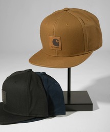 【Carhartt/カーハート】キャンバス ブランドロゴラベル 平ツバキャップ/LOGO CAP