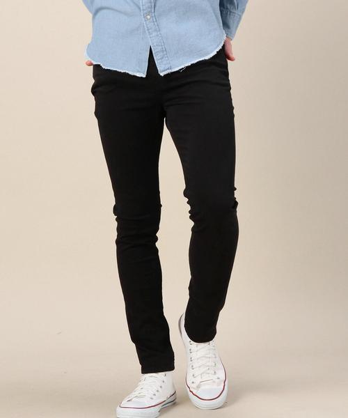 BEAUTY&YOUTH UNITED ARROWS(ビューティーアンドユースユナイテッドアローズ)の「BY ピーチ/サテン 5ポケット スキニーパンツ◆(その他パンツ・メンズ・ブラック/ライトグレー・LARGE/X-LARGE/MEDIUM/SMALL)」の2枚目の写真