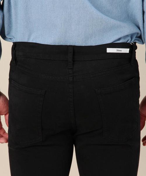 BEAUTY&YOUTH UNITED ARROWS(ビューティーアンドユースユナイテッドアローズ)の「BY ピーチ/サテン 5ポケット スキニーパンツ◆(その他パンツ・メンズ・ブラック/ライトグレー・LARGE/X-LARGE/MEDIUM/SMALL)」の9枚目の写真