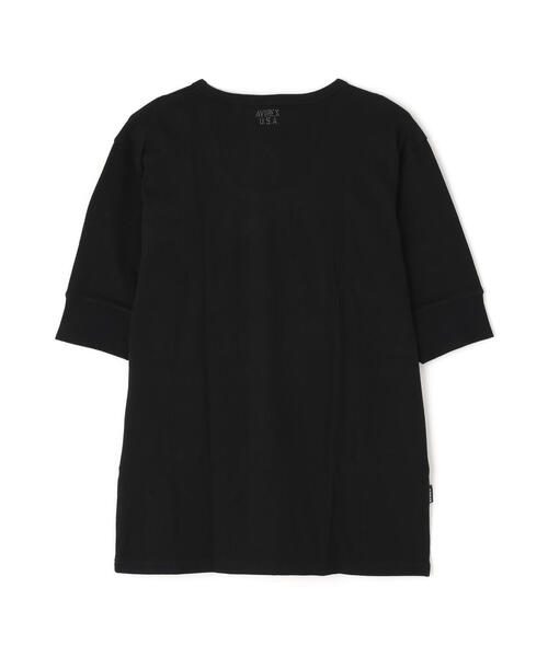 DAILY】デイリー 五分袖 Uネック Tシャツ/HALF SLEEVE U-NECK T