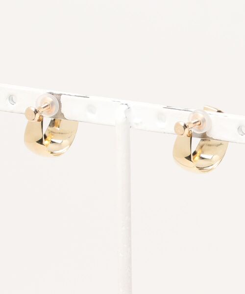 ROPE'（ロペ）の「【R（ロペ アール）】 K10 ワイドツキコウイヤリング（イヤリング・レディース・ゴールド・FREE）」の7枚目の写真