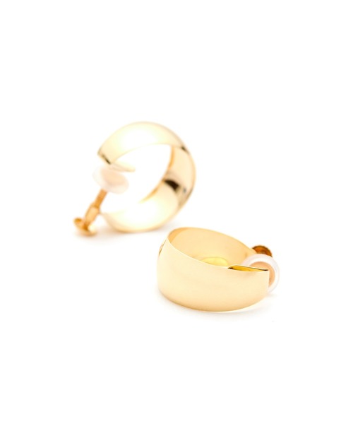 ROPE'（ロペ）の「【R（ロペ アール）】 K10 ワイドツキコウイヤリング（イヤリング・レディース・ゴールド・FREE）」の5枚目の写真