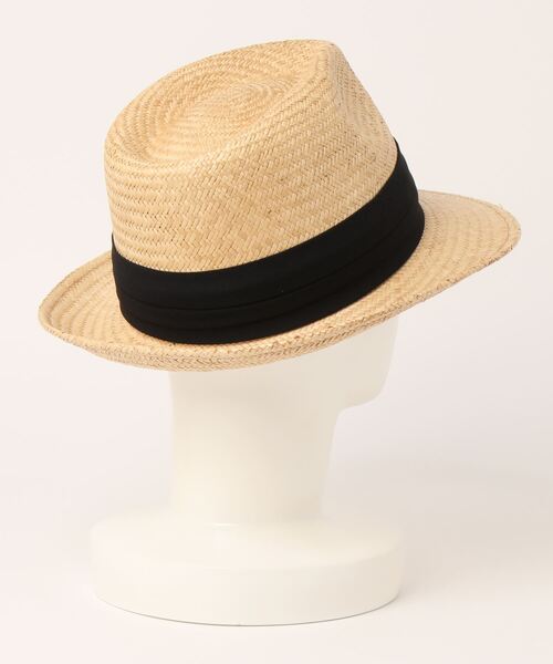polcadot（ポルカドット）の「天然素材　中折ハット(3段ベルト)（ハット・メンズ・ナチュラル・FREE）」の2枚目の写真