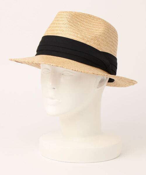 polcadot（ポルカドット）の「天然素材　中折ハット(3段ベルト)（ハット・メンズ・ナチュラル・FREE）」の6枚目の写真