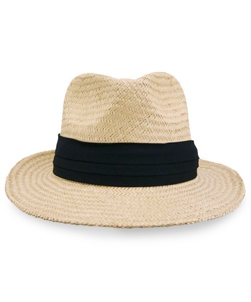 polcadot（ポルカドット）の「天然素材　中折ハット(3段ベルト)（ハット・メンズ・ナチュラル・FREE）」の3枚目の写真