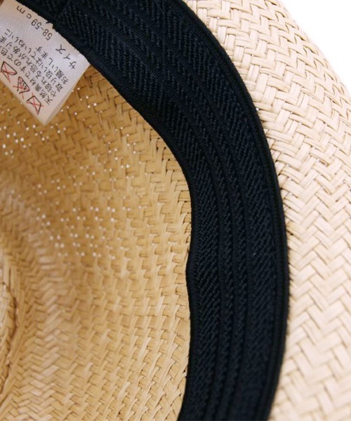 polcadot（ポルカドット）の「天然素材　中折ハット(3段ベルト)（ハット・メンズ・ナチュラル・FREE）」の7枚目の写真