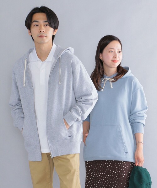 最終値下げ! SHIPS 試着のみ 定価11800 販売中 パーカー SHIPS any:〈洗濯機可能〉USAコットン 裏起毛 ジップ スウェット