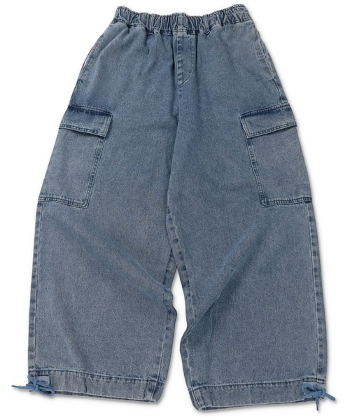 SPINNS(スピンズ)の「【ZOZO限定プライス】ドローコード デニムスノーカーゴパンツ(デニムパンツ・メンズ・ブルー/サックスブルー/ブラック・L/M)」の9枚目の写真