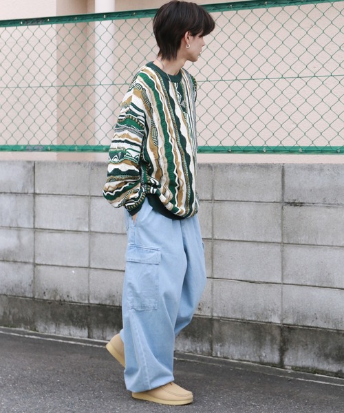 SPINNS(スピンズ)の「【ZOZO限定プライス】ドローコード デニムスノーカーゴパンツ(デニムパンツ・メンズ・ブルー/サックスブルー/ブラック・L/M)」の22枚目の写真