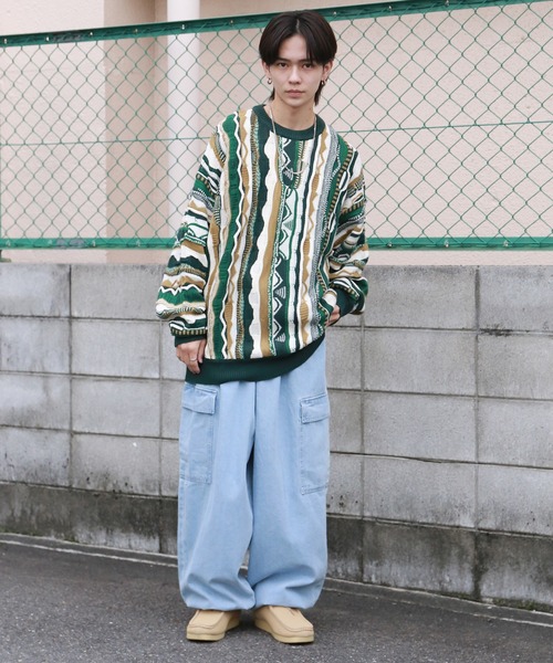 SPINNS(スピンズ)の「【ZOZO限定プライス】ドローコード デニムスノーカーゴパンツ(デニムパンツ・メンズ・ブルー/サックスブルー/ブラック・L/M)」の14枚目の写真