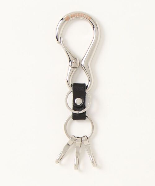 NAUGHTIAM（ノーティアム）の「【NAUGHTIAM/ノーティアム】 カラビナキーホルダー（キーホルダー・メンズ・ダークブラウン/ブラック/グリーン/ネイビー/レッド・FREE）」の2枚目の写真