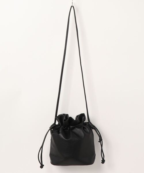 Chez toi（シェトワ）の「巾着ショルダーBAG（ショルダーバッグ・レディース・ブラック/ブルー/ボルドー/モカ・00）」の17枚目の写真