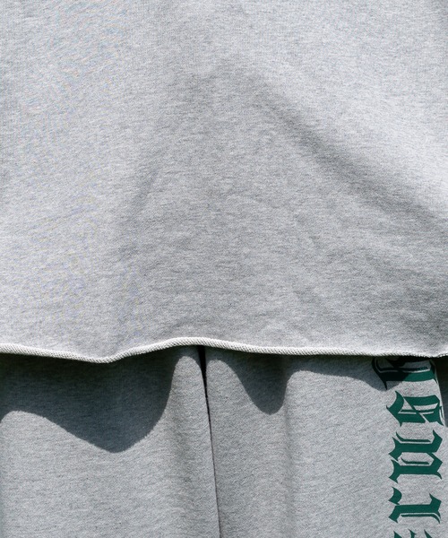 Perushu(ペルーシュ)の「サマー裏毛Tシャツ(セットアップで着用可)(Tシャツ/カットソー・メンズ・ライトグレー/ブラック/グリーン・MEDIUM/LARGE)」の21枚目の写真
