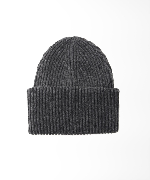 plage（プラージュ）の「《追加》Beanie2（ニットキャップ/ビーニー・レディース・チャコールグレー/ブラック/ベージュ・FREE）」の4枚目の写真