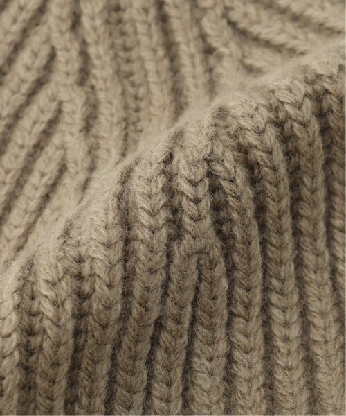 plage（プラージュ）の「《追加》Beanie2（ニットキャップ/ビーニー・レディース・チャコールグレー/ブラック/ベージュ・FREE）」の11枚目の写真