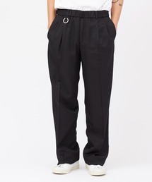 th QUINN ブラック スラックス サイズ1 th products/ティーエイチプロダクツ】QUINN/Wide Tailored