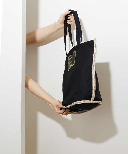 CIAOPANIC(チャオパニック)の「【GRAIN/グレイン】Grocery Carrier Tote M(グロサリー キャリア トートM)(トートバッグ・レディース・ホワイト/ブラック/パープル/ベージュ・FREE)」の7枚目の写真