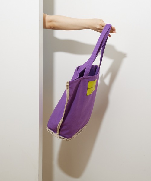 CIAOPANIC(チャオパニック)の「【GRAIN/グレイン】Grocery Carrier Tote M(グロサリー キャリア トートM)(トートバッグ・レディース・ホワイト/ブラック/パープル/ベージュ・FREE)」の19枚目の写真