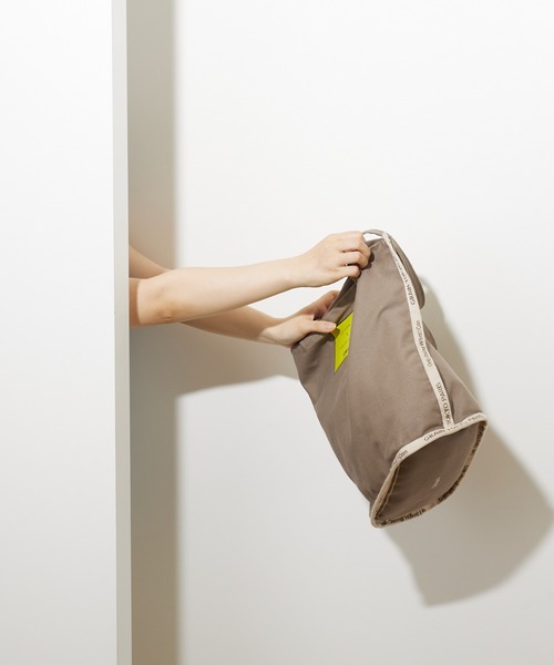 CIAOPANIC(チャオパニック)の「【GRAIN/グレイン】Grocery Carrier Tote M(グロサリー キャリア トートM)(トートバッグ・レディース・ホワイト/ブラック/パープル/ベージュ・FREE)」の9枚目の写真
