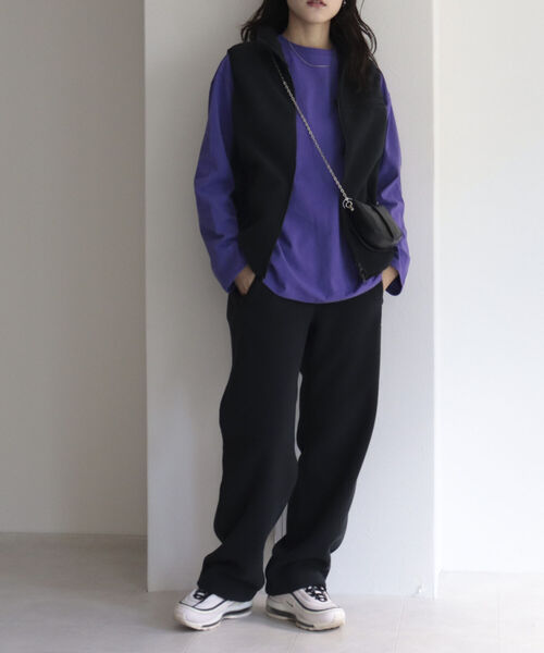 WILD THINGS（ワイルドシングス）の「【別注カラーあり】【WILD THINGS/ワイルドシングス】POLARTEC EASY PANTS　フリースパンツ（その他パンツ・レディース・ブラック/ライトグレー・M）」の11枚目の写真