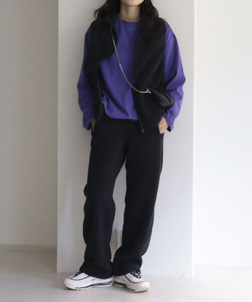 WILD THINGS（ワイルドシングス）の「【別注カラーあり】【WILD THINGS/ワイルドシングス】POLARTEC EASY PANTS　フリースパンツ（その他パンツ・レディース・ブラック/ライトグレー・M）」の14枚目の写真
