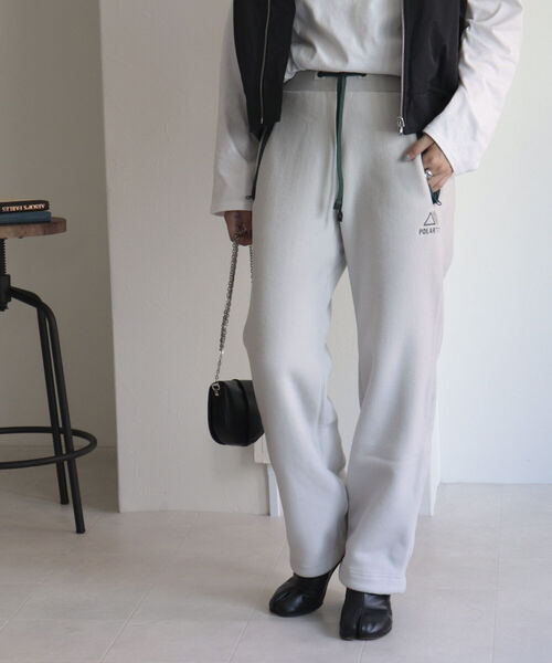 WILD THINGS（ワイルドシングス）の「【別注カラーあり】【WILD THINGS/ワイルドシングス】POLARTEC EASY PANTS　フリースパンツ（その他パンツ・レディース・ブラック/ライトグレー・M）」の12枚目の写真