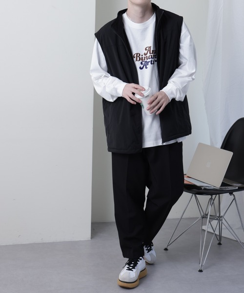 COLONY 2139（コロニートゥーワンスリーナイン）の「2139長袖Tシャツ(ストリートフォント）（Tシャツ/カットソー・メンズ・ホワイト/ブラック・MEDIUM/LARGE）」の11枚目の写真