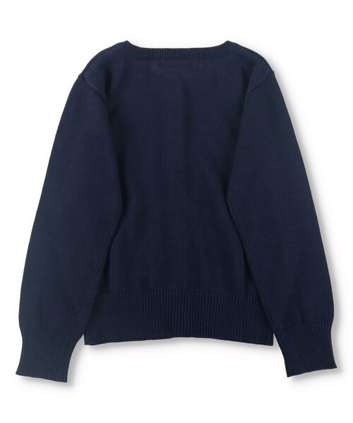 BRANSHES（ブランシェス）の「シンプルカーディガン（カーディガン/ボレロ・キッズ・キャメル/ネイビー/レッド・L/M/XL）」の5枚目の写真