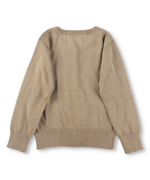 BRANSHES（ブランシェス）の「シンプルカーディガン（カーディガン/ボレロ・キッズ・キャメル/ネイビー/レッド・L/M/XL）」の12枚目の写真