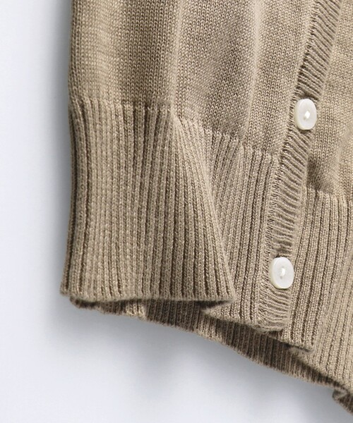 BRANSHES（ブランシェス）の「シンプルカーディガン（カーディガン/ボレロ・キッズ・キャメル/ネイビー/レッド・L/M/XL）」の4枚目の写真