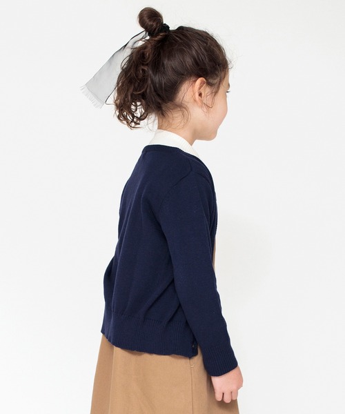 BRANSHES（ブランシェス）の「シンプルカーディガン（カーディガン/ボレロ・キッズ・キャメル/ネイビー/レッド・L/M/XL）」の21枚目の写真