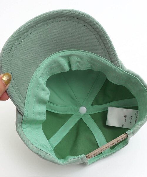 apres les cours（アプレレクール）の「バラエティ キャップ_UVカット（キャップ・キッズ・ベージュ/ピンク/ミント/チェック/ブラウン・50/54/58）」の19枚目の写真