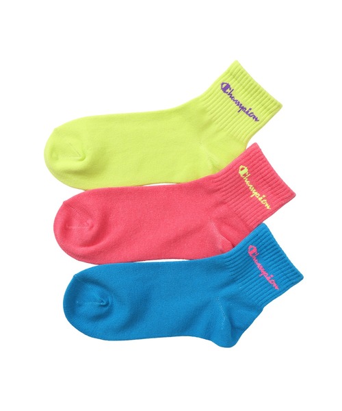 Champion(チャンピオン)の「【Champion/チャンピオン】レディース 【3足組】クォーターレングスソックス【ノンパイル】(ソックス/靴下・レディース・その他7/その他/その他3・SMALL)」の3枚目の写真